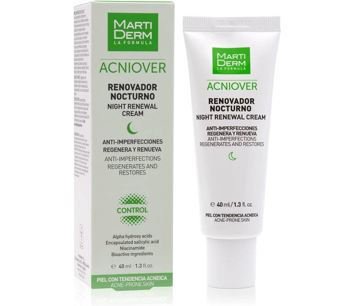 CREMA PARA EL ACNÉ MARTIDERM ACNIOVER RENOVADOR NOCTURNO 40 ML