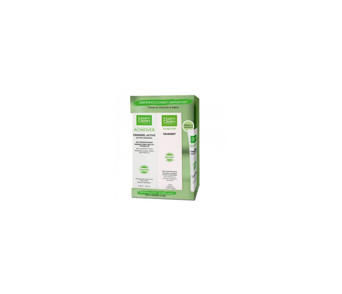 MARTIDERM PACK ACNIOVER CREMIGEL+CICAVENT