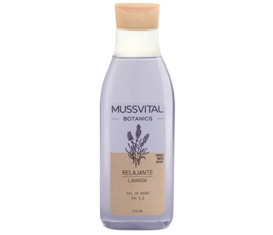 MUSSVITAL BOTANICS GEL RELAJANTE LAVANDA 750ML