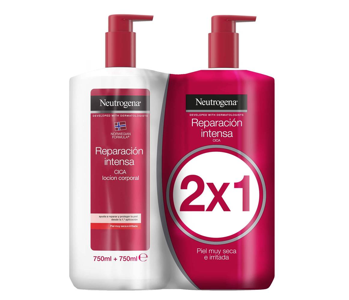 NEUTROGENA LOCION CORP REPAR INTENSA 2X1  750 ML