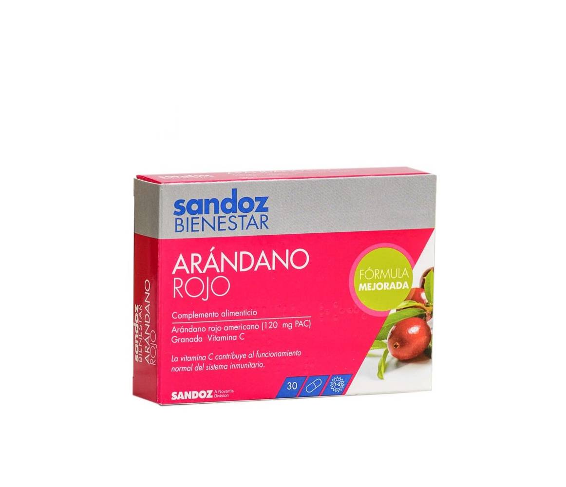 Sandoz Bienestar Arándano Rojo 30 Cáps.