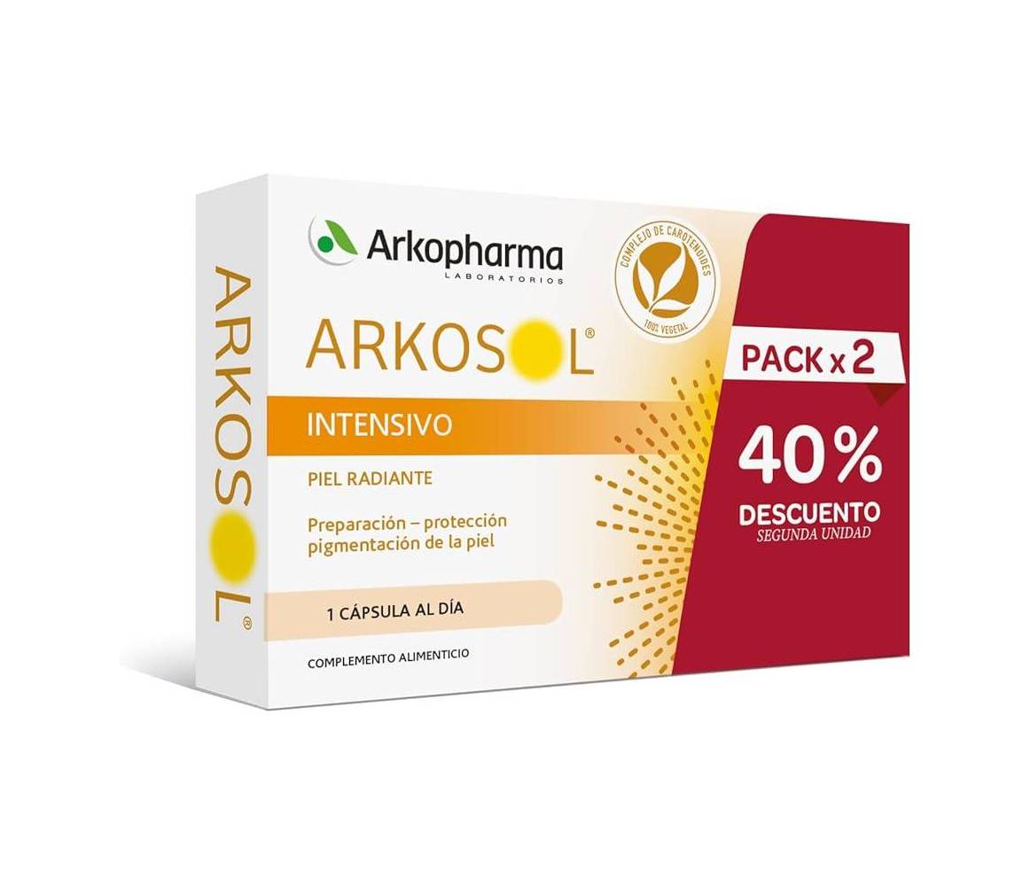 ARKOSOL INTENSIVO PACK 2 X 30 CAPSULAS 40% 2ªUNI