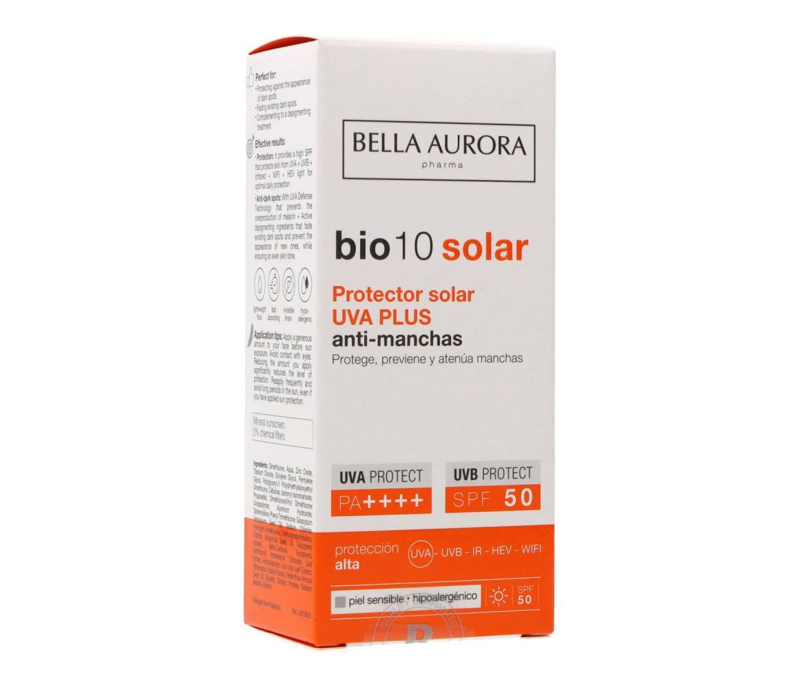 BELLA AURORA BIO10 SOLAR ANTIMANCHAS SPF50  50ML