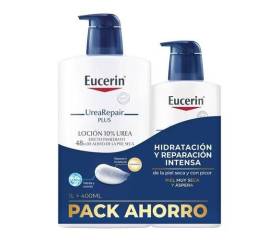 EUCERIN FAMILY PACK LOCION UREA 1L+400ML