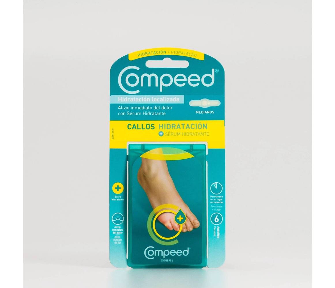 COMPEED CALLOS HIDRATACION MEDIANOS 6 UN