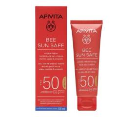 APIVITA BEE SUN SAFE HYDRA FRESH GELCRE COLOR 50