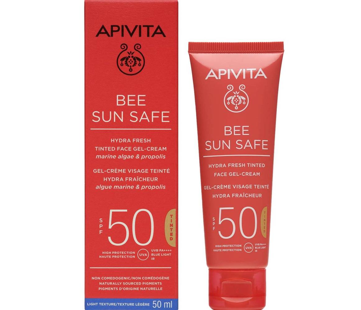 APIVITA BEE SUN SAFE HYDRA FRESH GELCRE COLOR 50