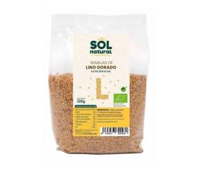 SOL NATURAL SEMILLAS DE LINO DORADO BIO 500 MGR