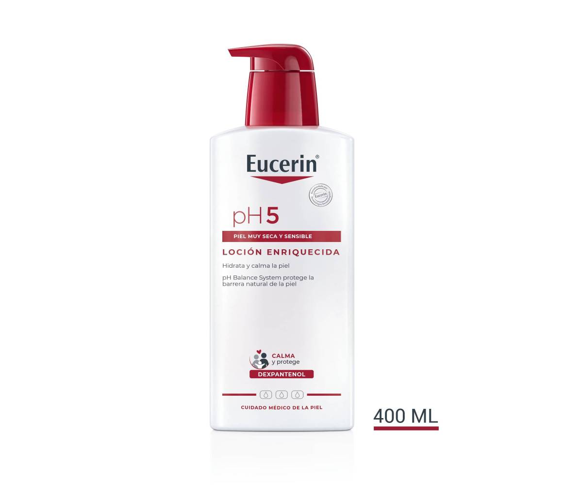 EUCERIN  LOCION ENRIQUECIDA PIEL SENSIBLE 400ML