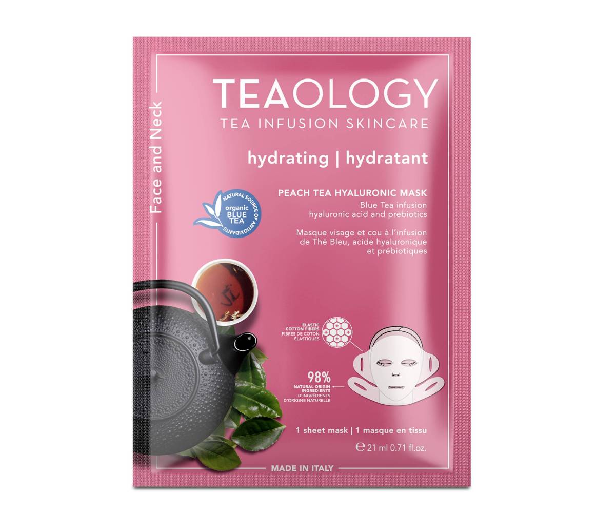 TEALOGY PEACH TEA HYALURONIC MASK 21 ML