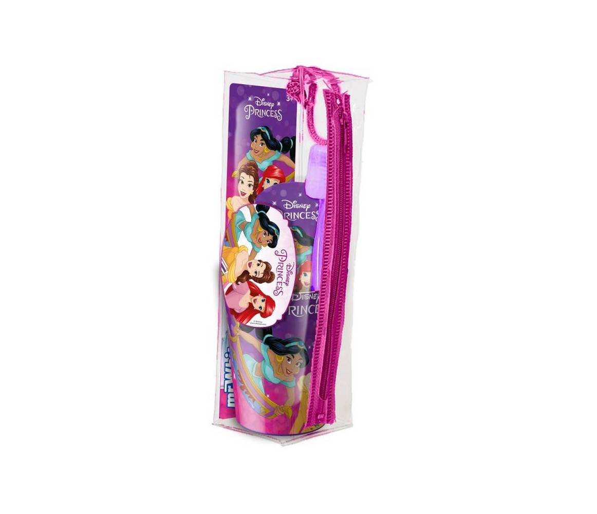 ESTUCHE DENTAL INFANTIL PRINCESS (CEP/PASTA/VASO