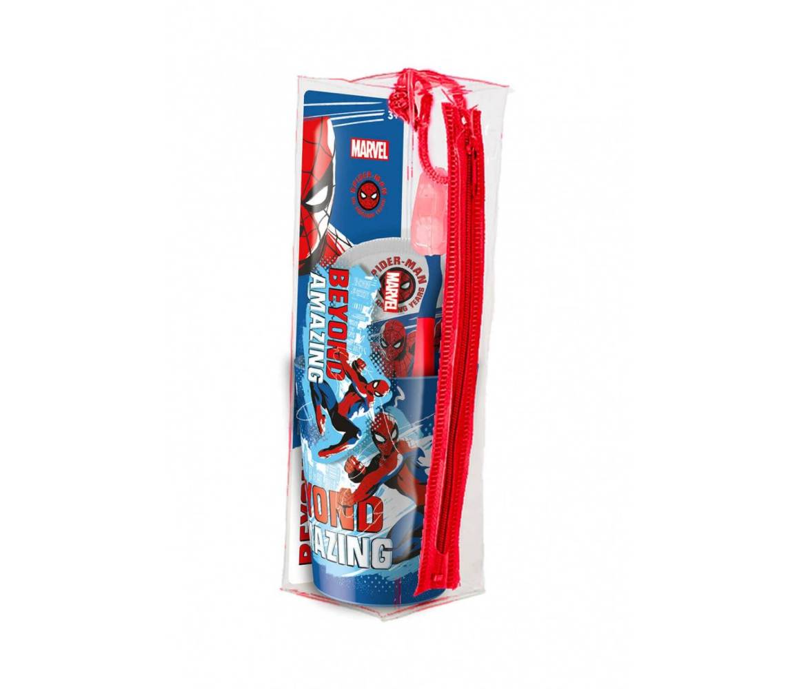 ESTUCHE DENTAL INF SPIDERMAN (CEP/PASTA/VASO)