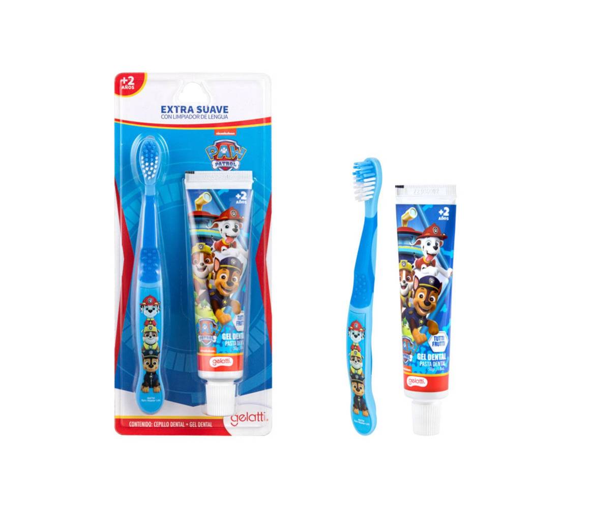 PATRULLA CANINA SET DENTAL (CEPILLO/PASTA)