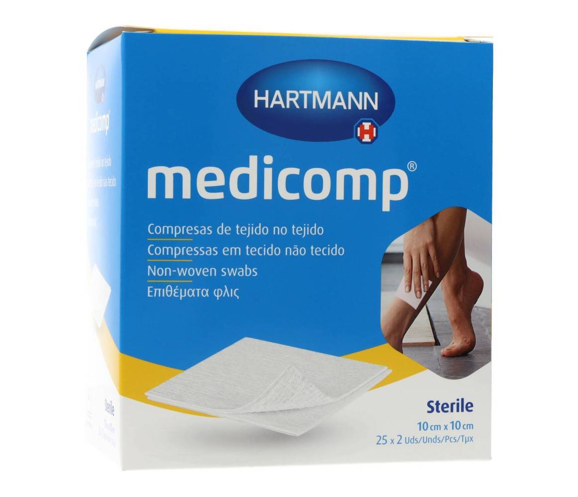 HARTMANN MEDICOMP GASA SUAVE 10X10