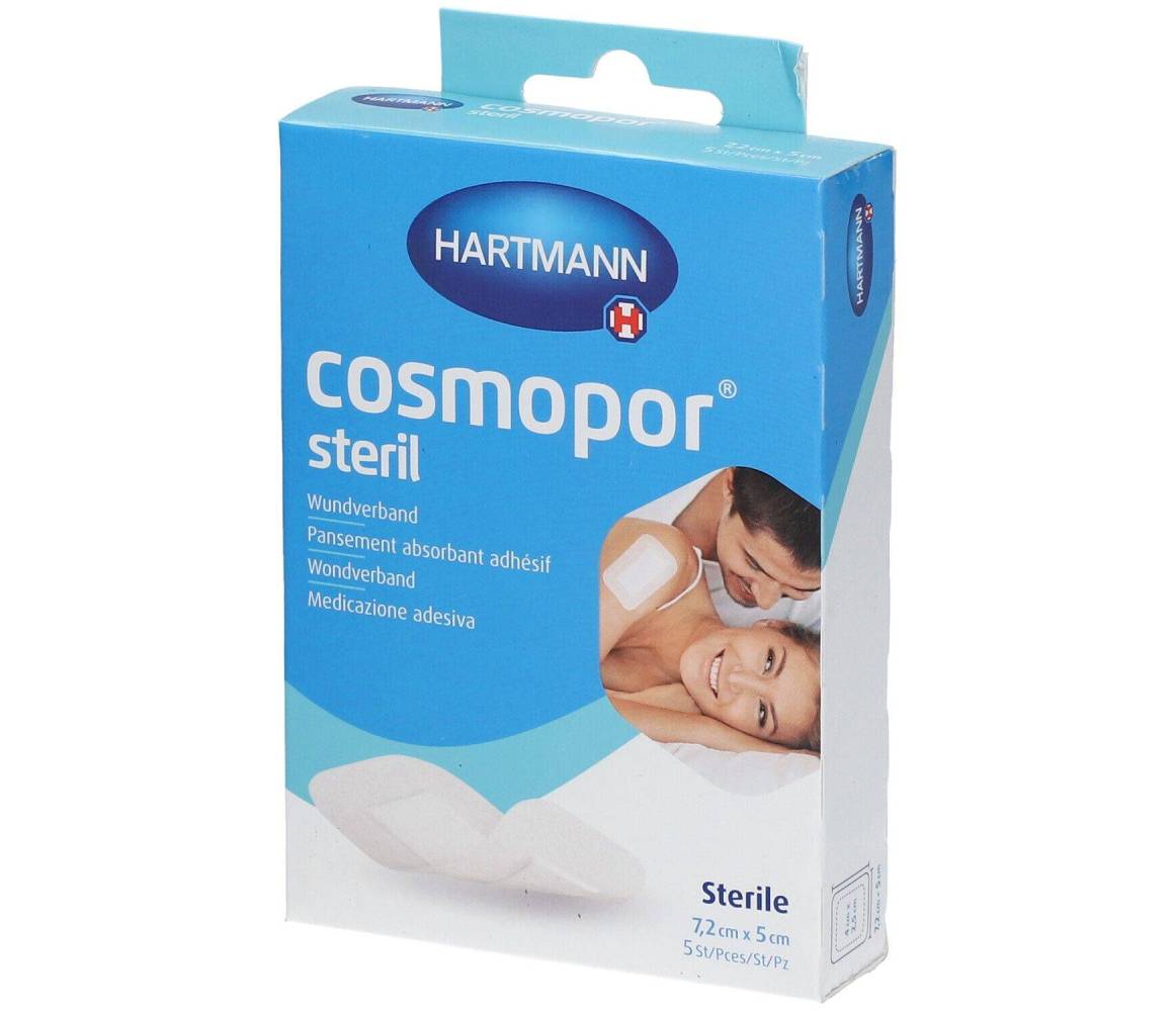 APOSITO COSMOPOR STERIL SP 7,2X5 CM 5 UD