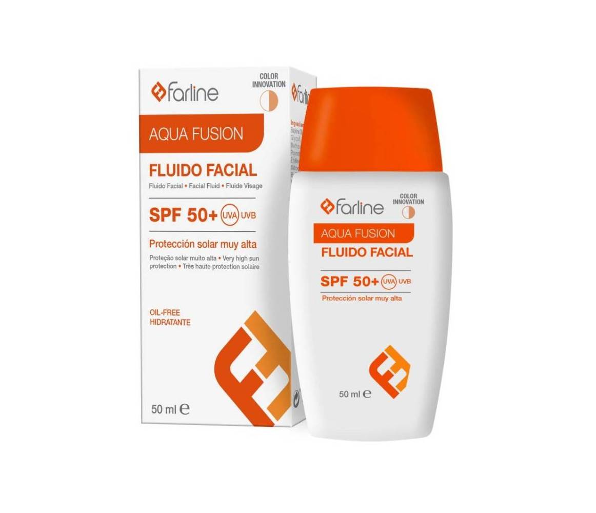 FARLINE FLUIDO FACIAL AQUA FUSION COLOR SPF50+