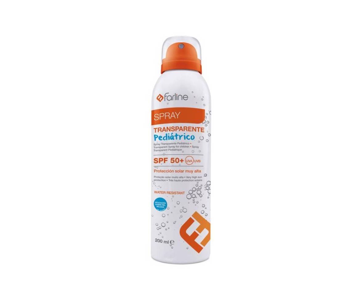 FARLINE SPRAY TRANSPARENTE PEDIATRICO SPF50+ 200