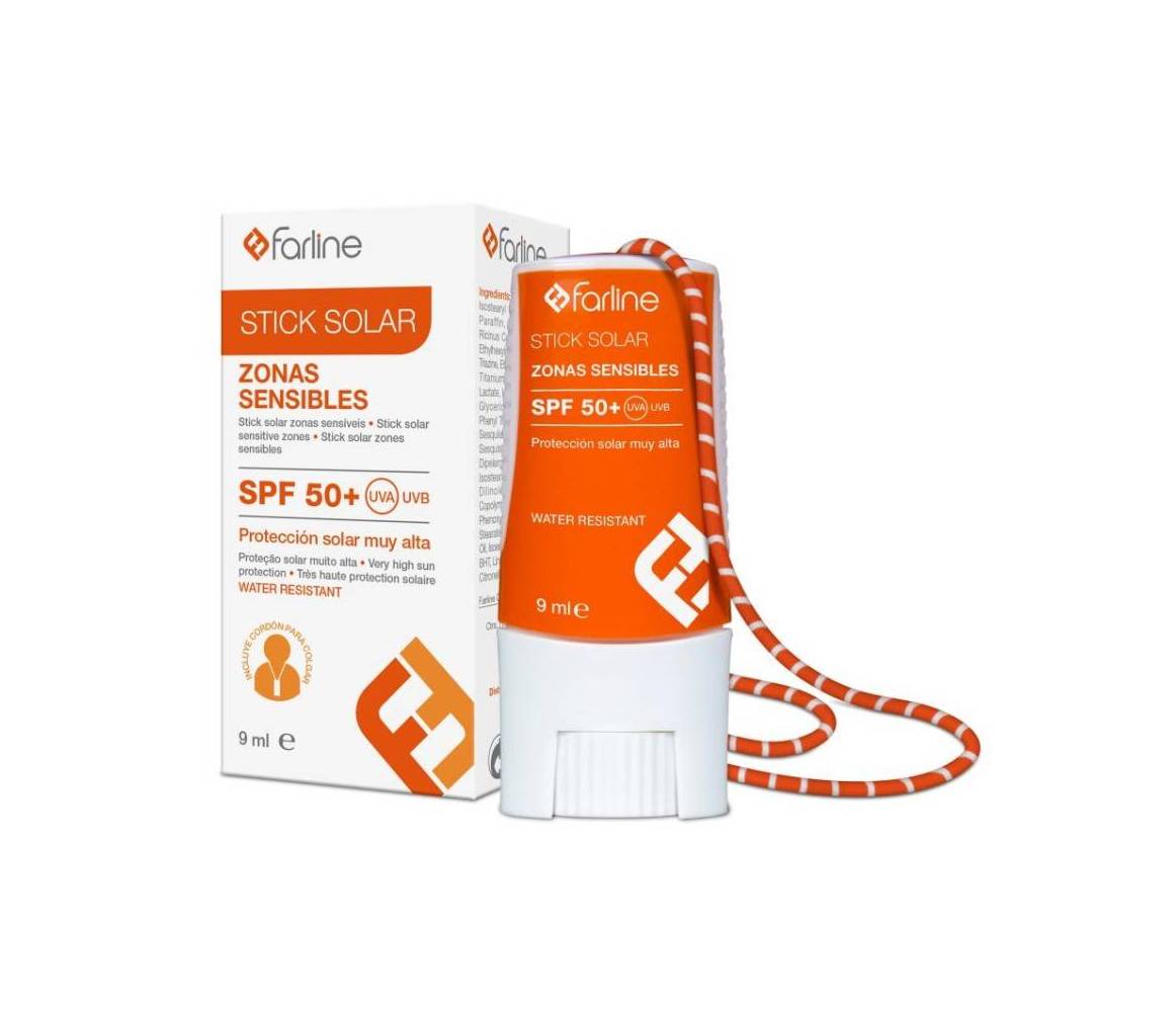 FARLINE STICK SOLAR SPF 50+ ZONAS SENSIBLES 9ML