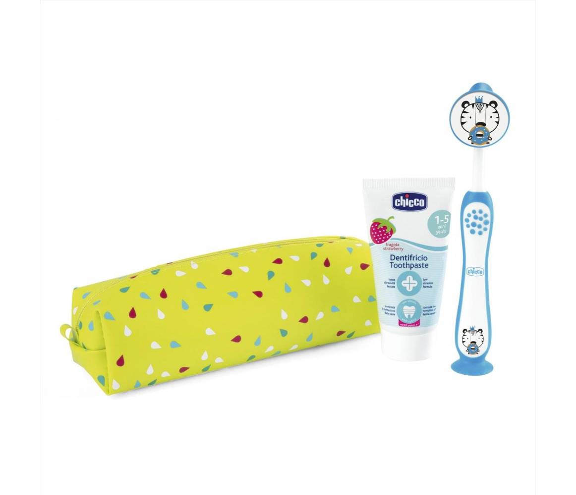 CHICCO SET DENTAL INFANTIL 3-6 AÑOS TIGRE