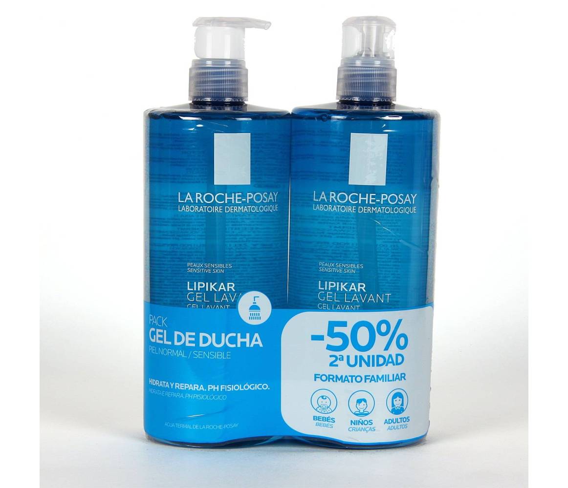 LA ROCHE POSAY DUPLO LIPIKAR GEL DUCHA 750ML 50%