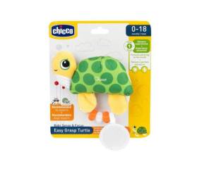 CHICCO JUEGO SONAJERO TELA TORTUGA 0-18M