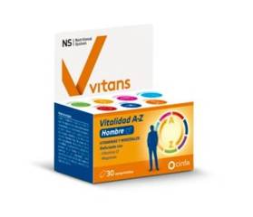 NS VITANS VITALIDAD A-Z HOMBRE 30 COMPRIMIDOS