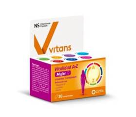 NS VITANS VITALIDAD A-Z MUJER 30 COMPRIMIDOS