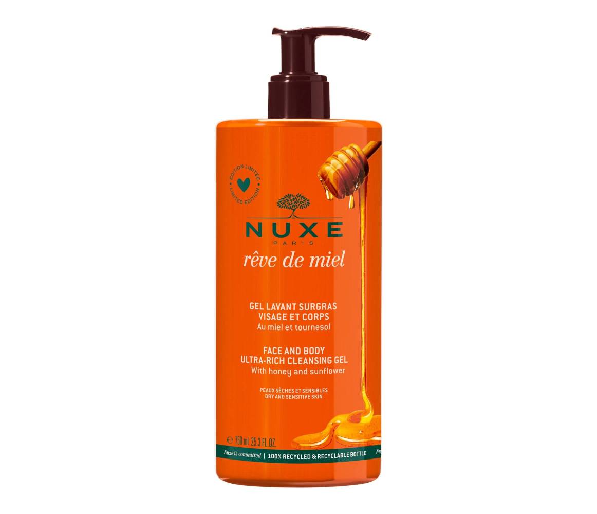 NUXE REVE DE MIEL GEL LIMP CARA CUERPO 750 ML