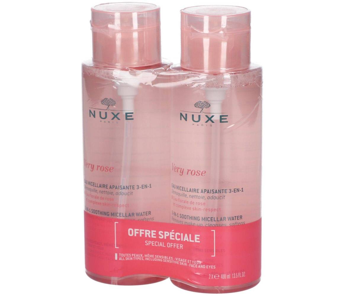 NUXE VERY ROSE DUPLO AGUA MICELAR 400 ML