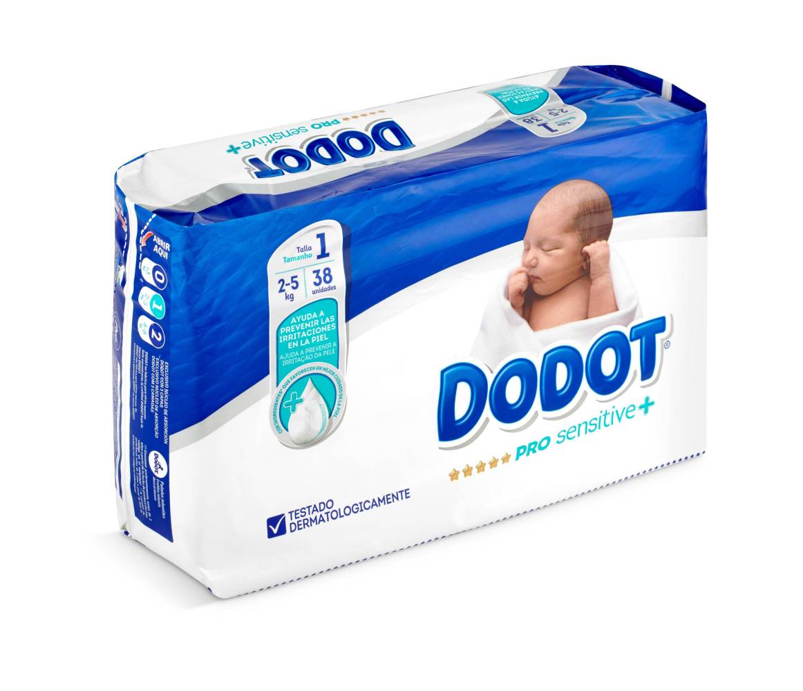 DODOT PAÑAL INFANTIL PRO SENSITIVE T- 1 2-5 KG 3