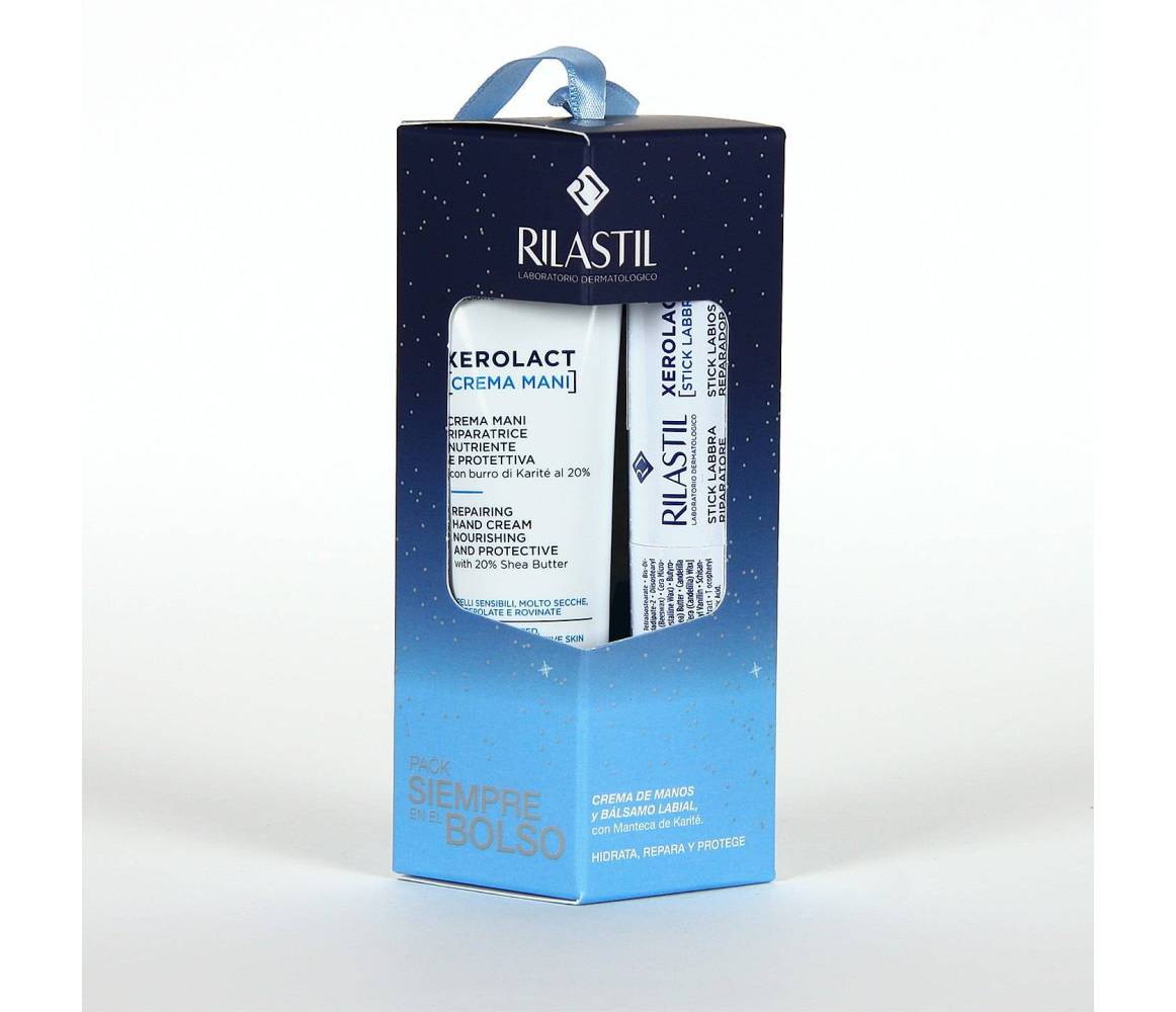 RILASTIL PACK XEROLACT CREMA MANOS +STICK LABIAL