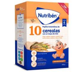 NUTRIBEN 10 CEREALES CON MIEL 600GR