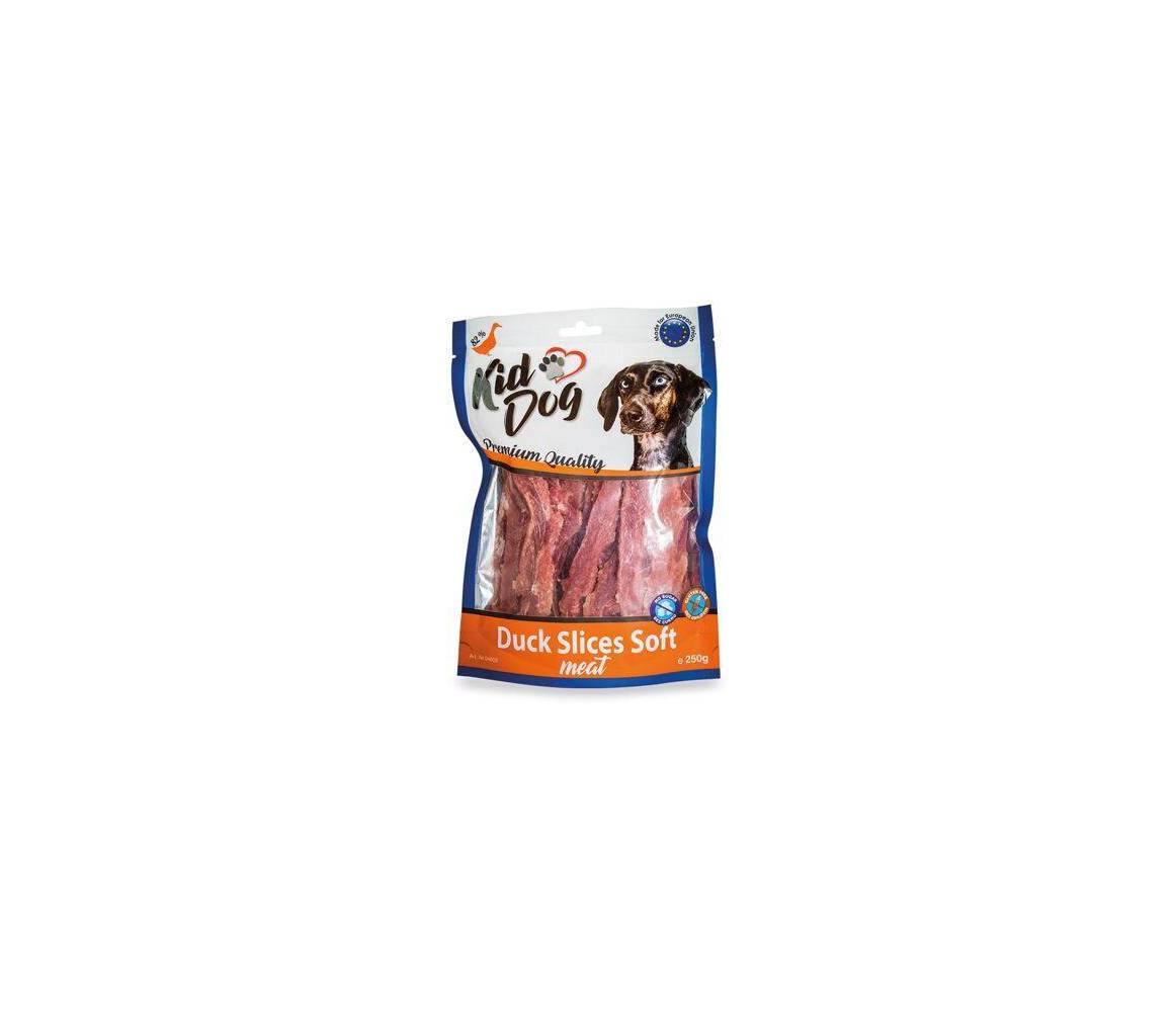 KID DOG DUCK SLICES SOFT MEAT 250 GR A04602