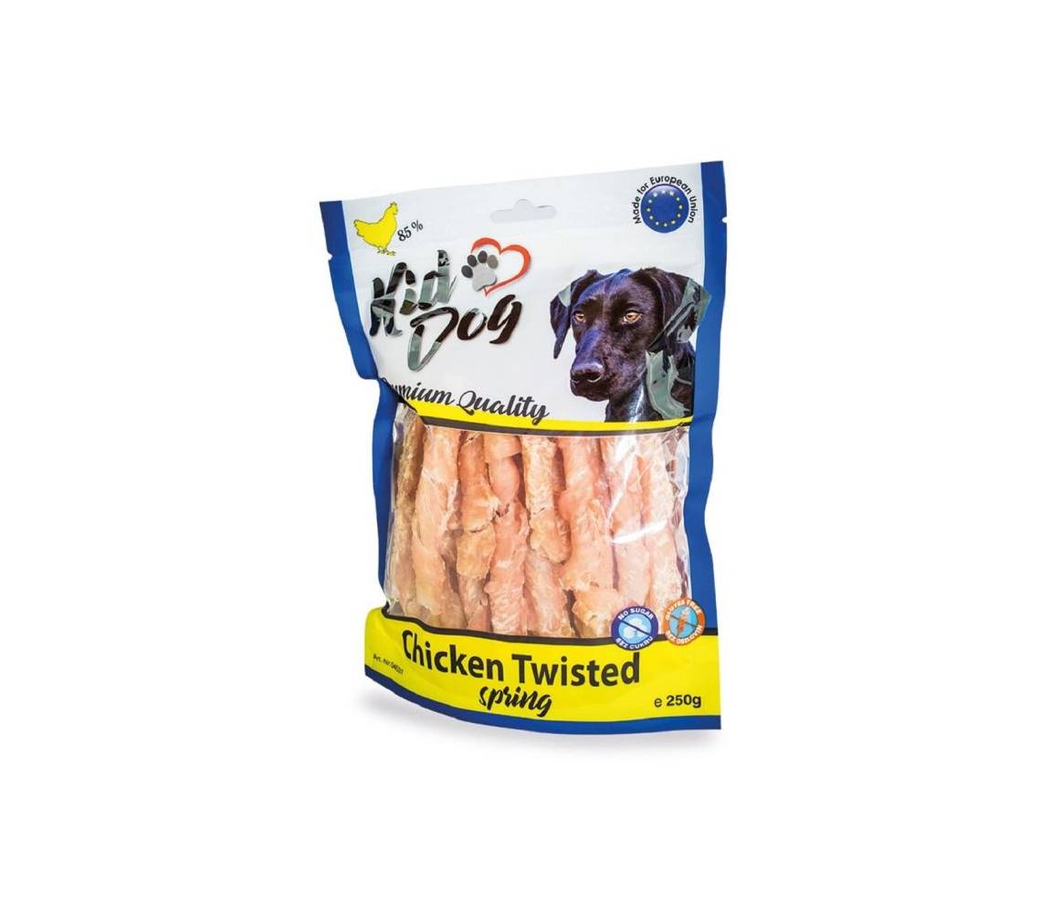 KIDDOG CHICKEN TWISTED SPRING 80 GR