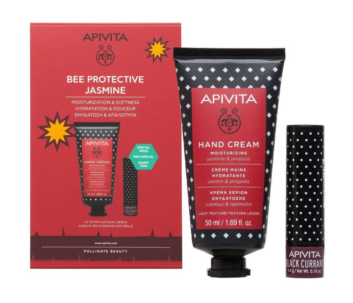 APIVITA SET DE NAVIDAD LABIOS Y MANOS JAZMIN