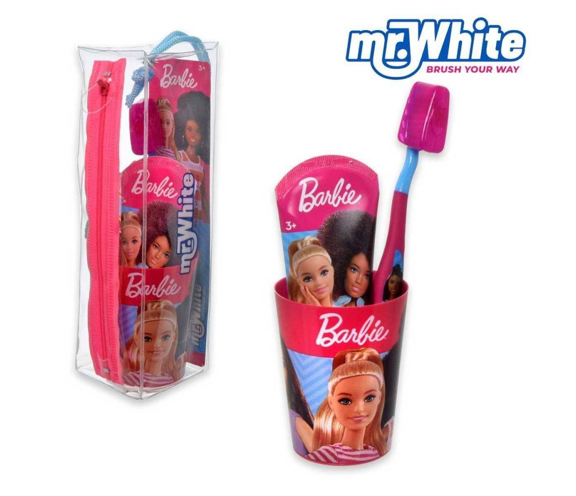 ESTUCHE DENTAL INF BARBIE (CEP/PASTA/VASO)