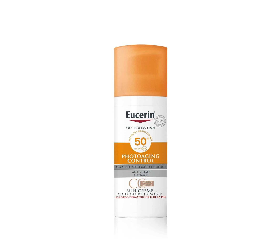 EUCERIN SUN GEL-CREMA ANTI-EDAD FPS 50+ MEDIO