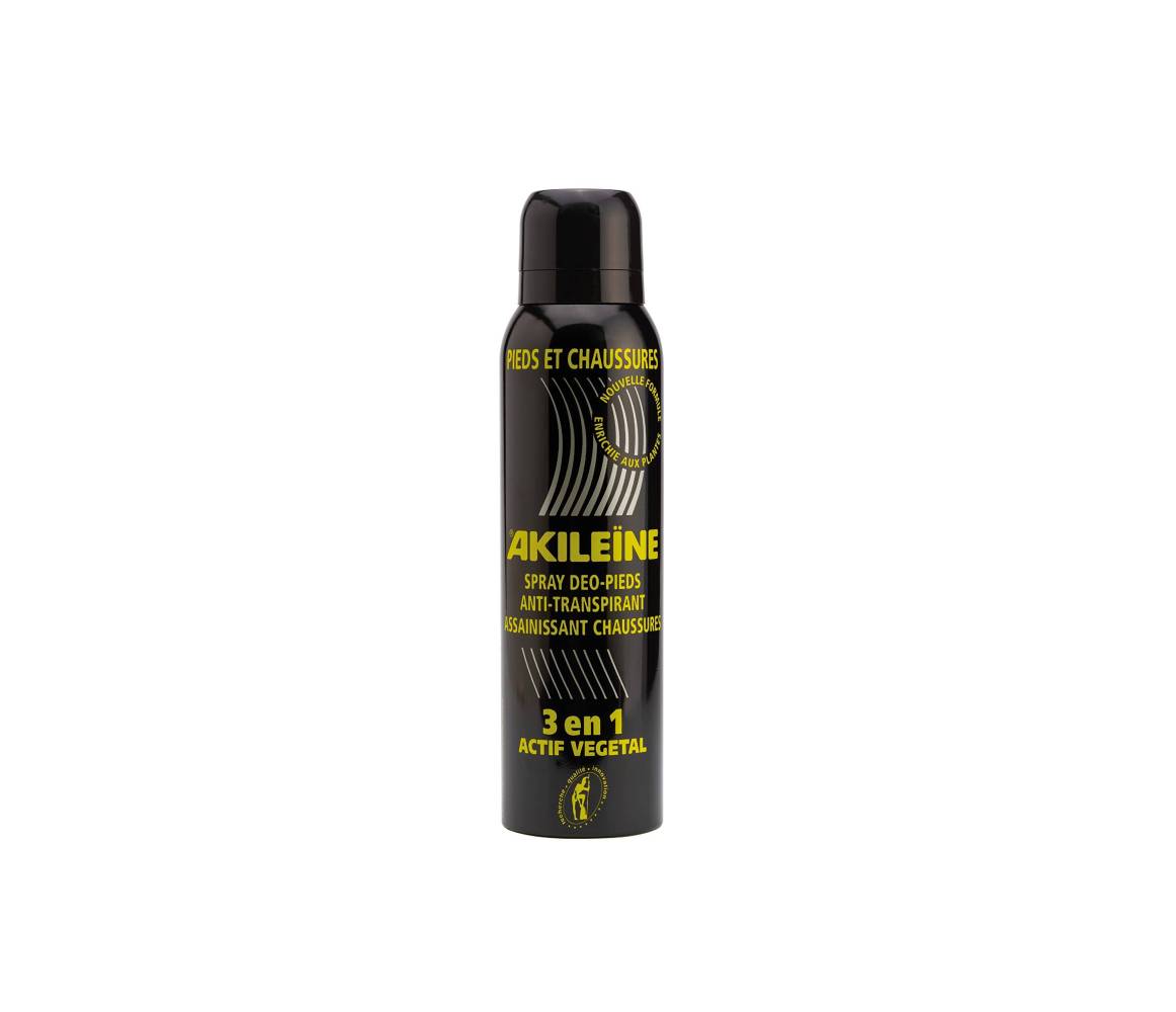 AKILEINE SPRAY PIES Y CALZADO 3 EN 1 NEGRO 150ML