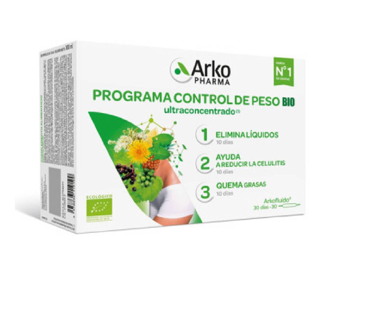 ARKOFLUIDO PROGRAMA CONTROL DE PESO BIO 30 AMPOL