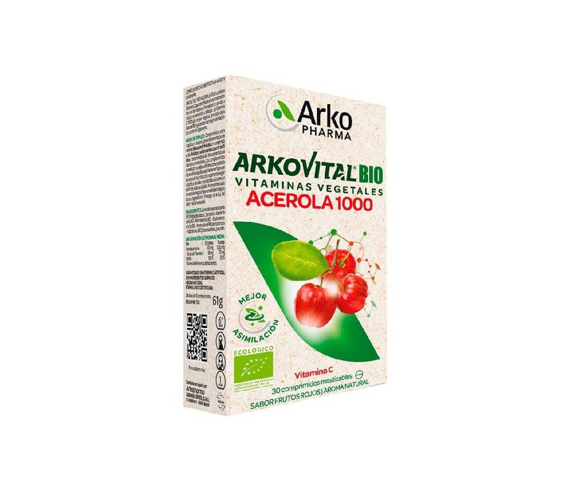 ARKOVITAL ACEROLA 1000 30 COMP MASTICABLES