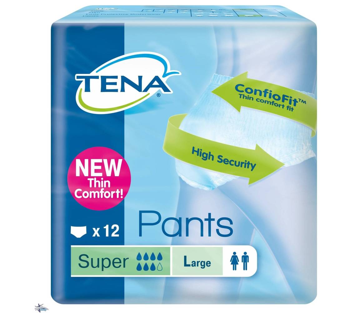 TENA PANTS SUPER 100-135 CM GDE 12 UD