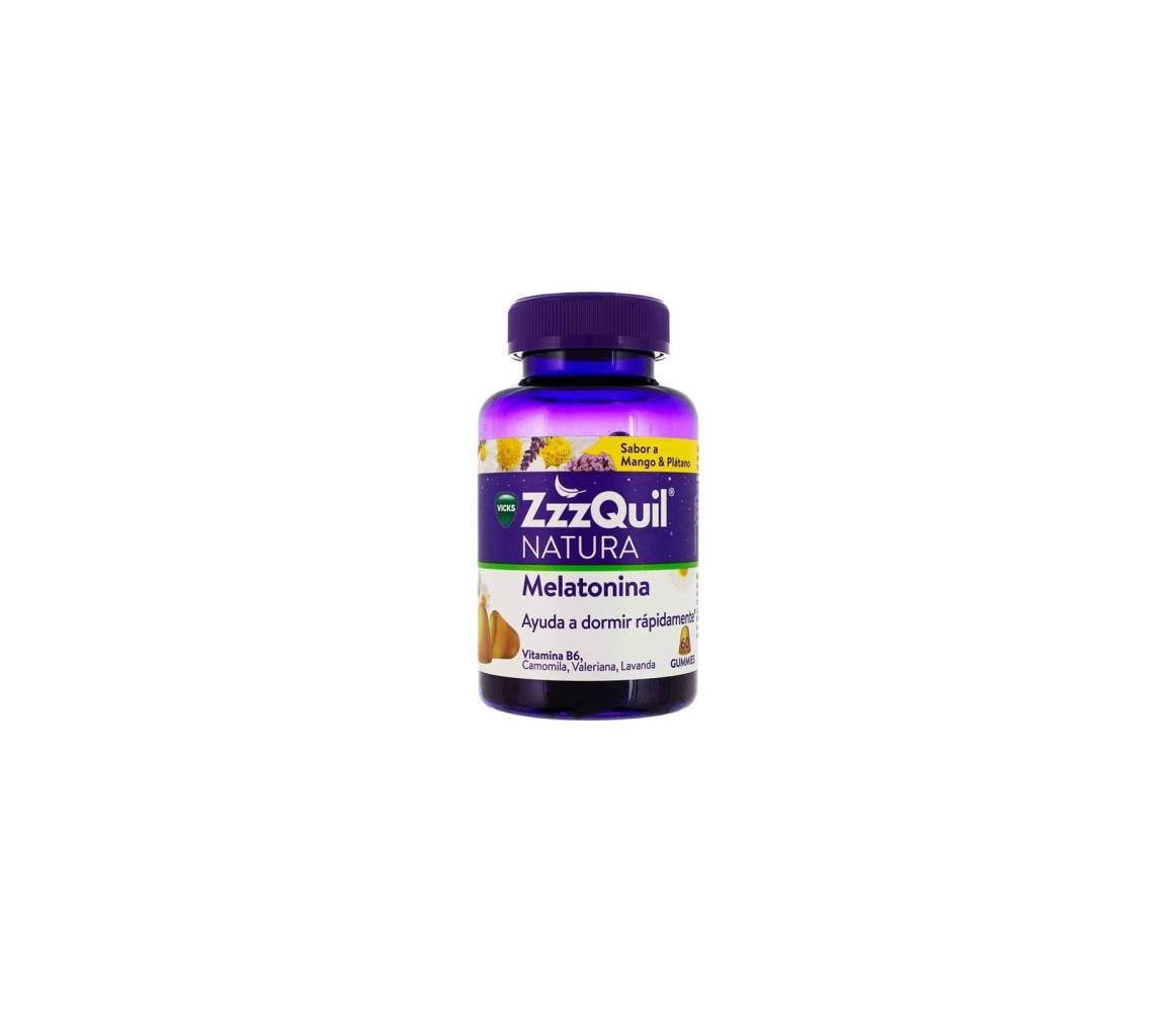 ZZZQUIL NATURA 60 GUMMIES SABOR MANGO & PLATANO