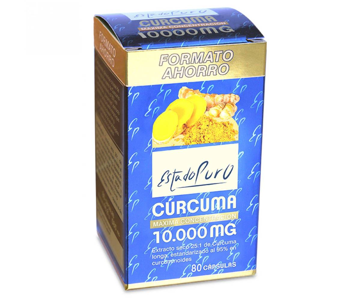 ESTADO PURO CURCUMA 10000 MG 80 CAPS