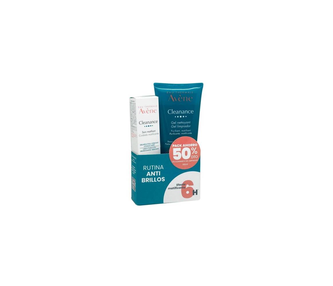 AVENE PACK CLEANANCE MATIFICANTE + GEL 200 ML