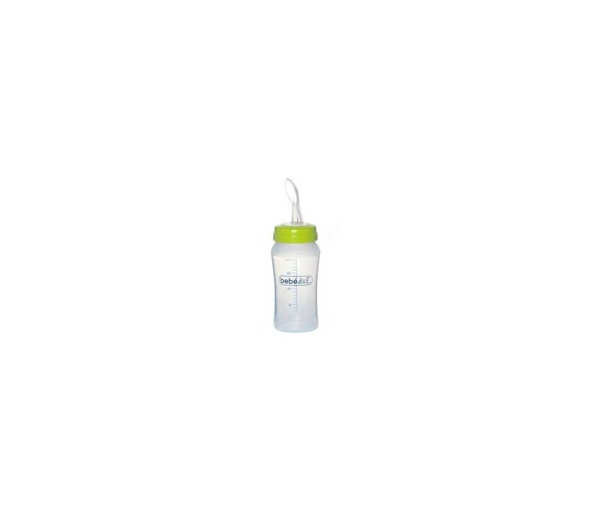 BEBEDUE BIBERON CON CUCHARA +6M 230ML